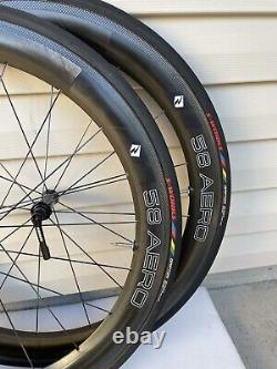 Reynolds AERO 58 Carbon Clincher Rim Brake Road Bicycle Wheel Set 700c 11 Spd