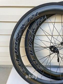 Reynolds AERO 58 Carbon Clincher Rim Brake Road Bicycle Wheel Set 700c 11 Spd