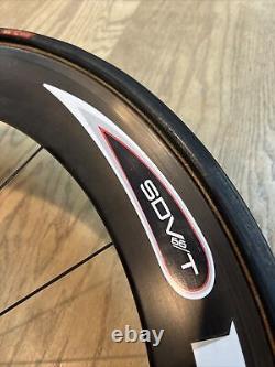 Reynolds Carbon Aero Road Bike Wheel SDV66T Tubular 700c rim brake