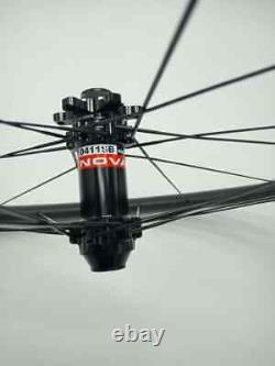 Road Bicycle Carbon Disc Brake Wheels Depth 38mm 50mm Clincher 24 28 Holes