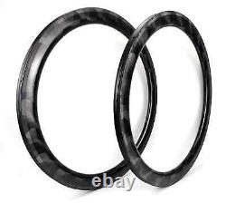 Road Bicycle Carbon Wheels 700C 30/35/38/45/50/60mm Depth Clincher/Tubular