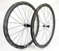 Road Bicycle Carbon Wheels 700C 30/35/38/45/50/60mm Depth Clincher/Tubular