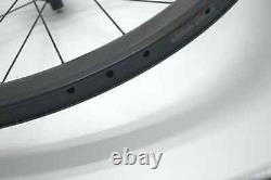 Road Bicycle Carbon Wheelset Clincher 25mm Width 58mm Depth V Brake 2024 Holes