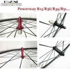 Road Bicycle Carbon Wheelset Clincher 25mm Width 58mm Depth V Brake 2024 Holes