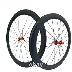 Road Bicycle Carbon Wheelset Clincher Tubular Depth 38 50 60 88mm Width 23 25mm