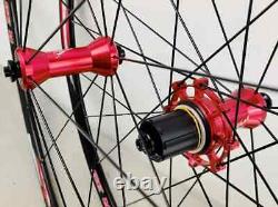 Road Bicycle Wheelset 700C Clincher Rim 30MM V/C Brake Bike Wheels 12 Speed