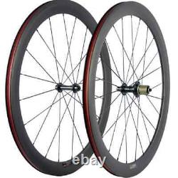 Road Bike 50mm Tubeless Carbon Wheelset 23mm Wide R13 Racing Bicycle Wheels