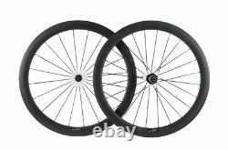 Road Bike 50mm Tubeless Carbon Wheelset 23mm Wide R13 Racing Bicycle Wheels