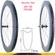 Road Bike 55x25mm 700c Carbon Wheelset Tubular 20h 24h Rims V Brake Xd Hub