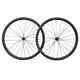 Road Bike 700c Carbon Wheels Clincher Disc Brake Wheelset With Straight Pull Hub