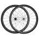Road Bike 700c Carbon Wheelset 25mm Wide Asymmetric Hg Xdr Center Lock Hub