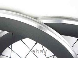 Road Bike Alloy Carbon Wheels 700C Clincher 6023mm V Brake Suface Wheelset