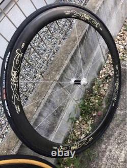 Road Bike Campagnolo Carbon Wheels Tubular Tires 8S Speed