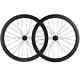 Road Bike Carbon Disc Brake Wheelset 50mm Clincher Bicycle Wheels 23mm Wide