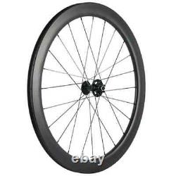 Road Bike Carbon Disc Brake Wheelset 50mm Clincher Bicycle Wheels 23mm Wide