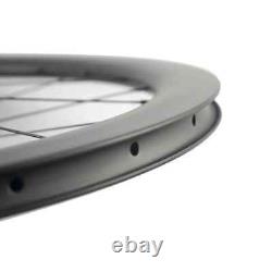 Road Bike Carbon Disc Brake Wheelset 50mm Clincher Bicycle Wheels 23mm Wide
