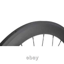 Road Bike Carbon Fiber Front Wheel 60mm Wheels Tubular Bicycle Front Wheels