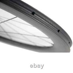 Road Bike Carbon Fiber Front Wheel 60mm Wheels Tubular Bicycle Front Wheels