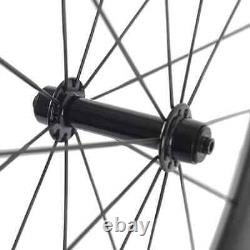 Road Bike Carbon Fiber Front Wheel 60mm Wheels Tubular Bicycle Front Wheels