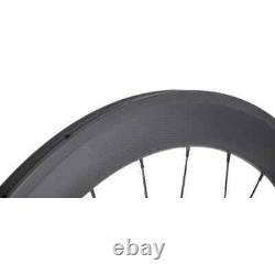 Road Bike Carbon Fiber Front Wheel 60mm Wheels Tubular Bicycle Front Wheels