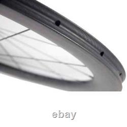 Road Bike Carbon Fiber Front Wheel 60mm Wheels Tubular Bicycle Front Wheels
