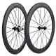 Road Bike Carbon Fiber Racing Wheelset 25mm Wide 60mm Clincher Tubular Wheels