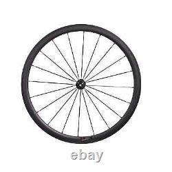 Road Bike Carbon Fiber Racing Wheelset 38mm 25mm U Shape Tubuless Bicycle Wheels