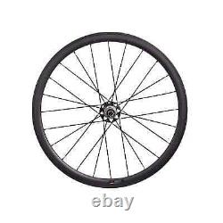 Road Bike Carbon Fiber Racing Wheelset 38mm 25mm U Shape Tubuless Bicycle Wheels