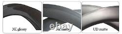 Road Bike Carbon Fiber Racing Wheelset 38mm 25mm U Shape Tubuless Bicycle Wheels