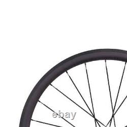 Road Bike Carbon Fiber Racing Wheelset 38mm 25mm U Shape Tubuless Bicycle Wheels