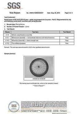 Road Bike Carbon Fiber Racing Wheelset 38mm 25mm U Shape Tubuless Bicycle Wheels