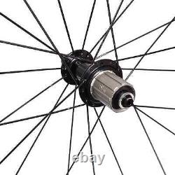 Road Bike Carbon Wheels 38mm Depth 25mm Width U Shape 700C Tubuless 3K UD Matte