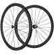 Road Bike Carbon Wheels 38mm High 25mm Width Clincher Wheelset 3k Matte