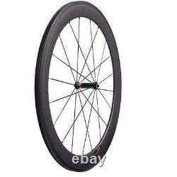 Road Bike Carbon Wheels 60mm Tubuless Ready No Holes on The Rims Bike Wheelset