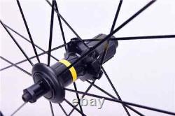 Road Bike Carbon Wheels 700C 23mm Width Bicycle Wheelset Tubular Clincher