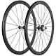 Road Bike Carbon Wheels 700c 38mm Depth 3k Matte Wheelset With Powerway R51 Hub