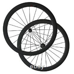 Road Bike Carbon Wheels 700C Front/Real Wheel Novatec A291SB F482SB V-brake Hub