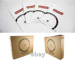 Road Bike Carbon Wheels 700C Tri Spokes Disc Brake Tubeless Bike Wheelset