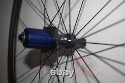 Road Bike Carbon Wheels 700c 38mm 23mm Tubular Straight Pull Hubs 20 24 Holes