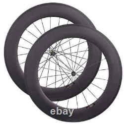 Road Bike Carbon Wheels 88mm 25mm Width Straight Pull Hub Bicycle Wheelset