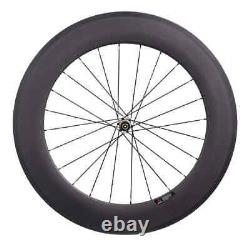 Road Bike Carbon Wheels 88mm 25mm Width Straight Pull Hub Bicycle Wheelset