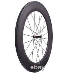 Road Bike Carbon Wheels 88mm 25mm Width Straight Pull Hub Bicycle Wheelset