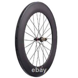 Road Bike Carbon Wheels 88mm 25mm Width Straight Pull Hub Bicycle Wheelset