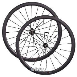 Road Bike Carbon Wheels Bicycle Wheelset Clincher Basalt Rim Brake Novatec 38mm