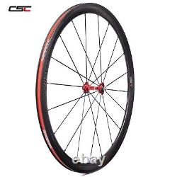 Road Bike Carbon Wheels Bicycle Wheelset Clincher Basalt Rim Brake Novatec 38mm