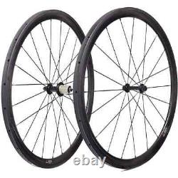 Road Bike Carbon Wheels Depth 24-88mm width 23/25mm Tubular Clincher V/U shape