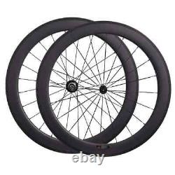 Road Bike Carbon Wheels Depth 24-88mm width 23/25mm Tubular Clincher V/U shape