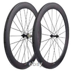 Road Bike Carbon Wheels Depth 24-88mm width 23/25mm Tubular Clincher V/U shape