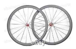 Road Bike Carbon Wheels Depth 38mm 20.5mm/23mm/25mm Width Clincher Tubular