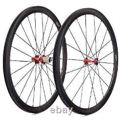 Road Bike Carbon Wheels Depth 38mm Width 25mm Bicycle Wheelsets Tubuless